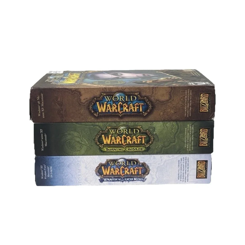 World Of Warcraft PC DVD-ROM + Cataclysm + Wrath Of The Lich King Expansion